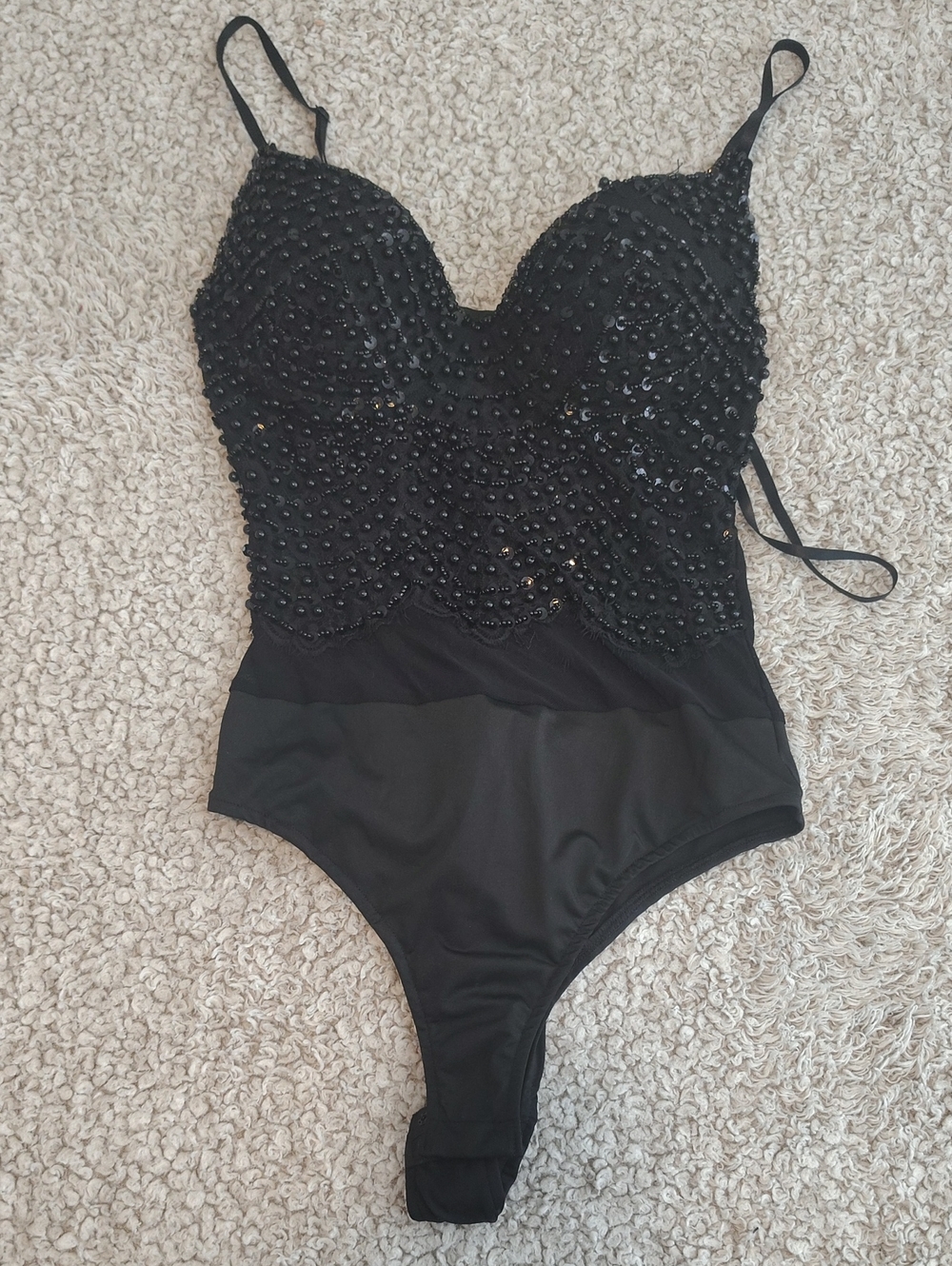 Black Embellished Tank
